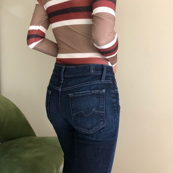 Mid-rise 7FAM denim - Picture 3 of 6